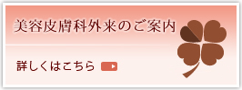 美容皮膚科外来のご案内 詳しくはこちら