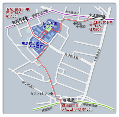 駅からの詳細地図