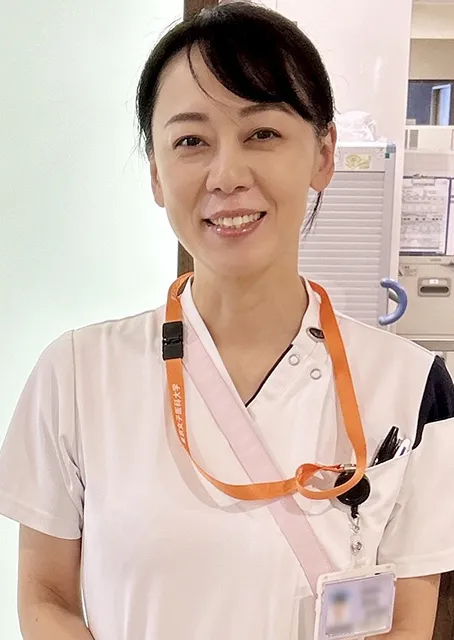 画像:ク脳卒中リハビリテーション スタッフの看護師