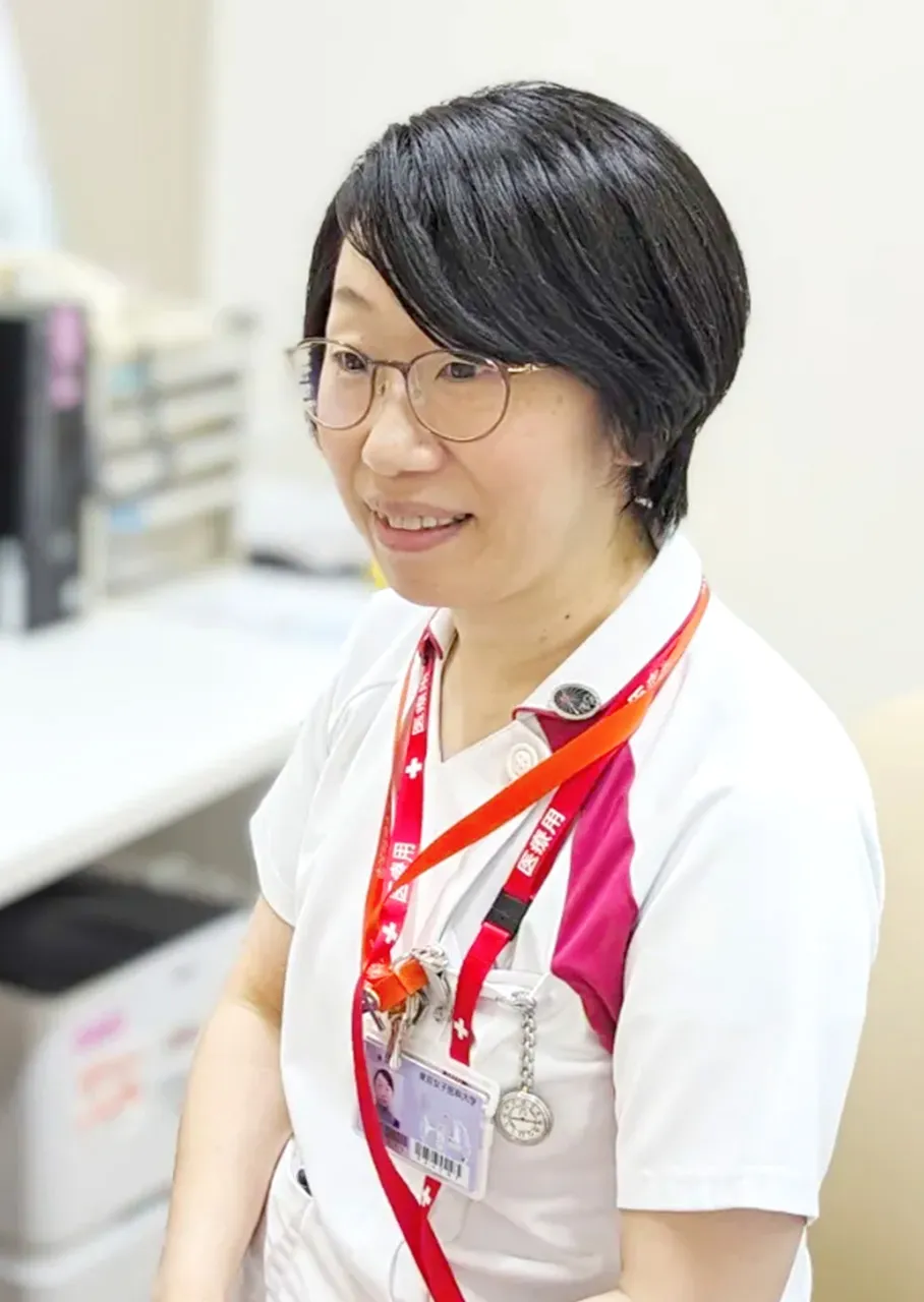 画像:ク脳卒中リハビリテーション スタッフの看護師