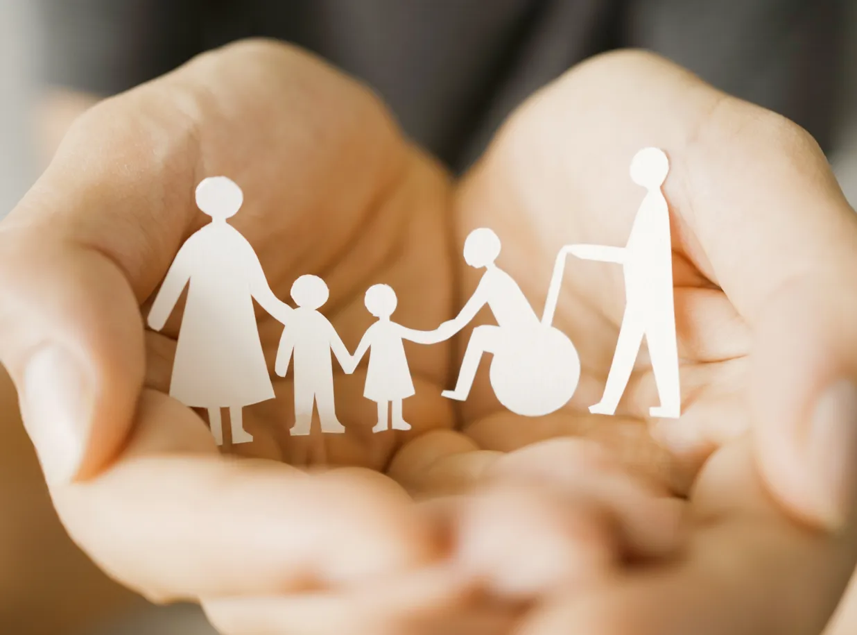 診療を受ける男性