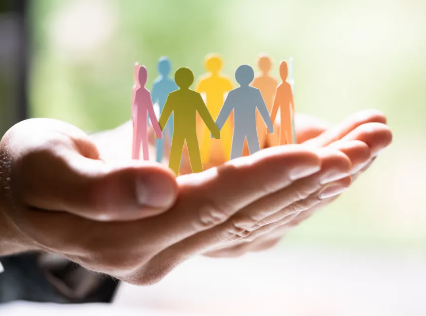 診療を受ける男性